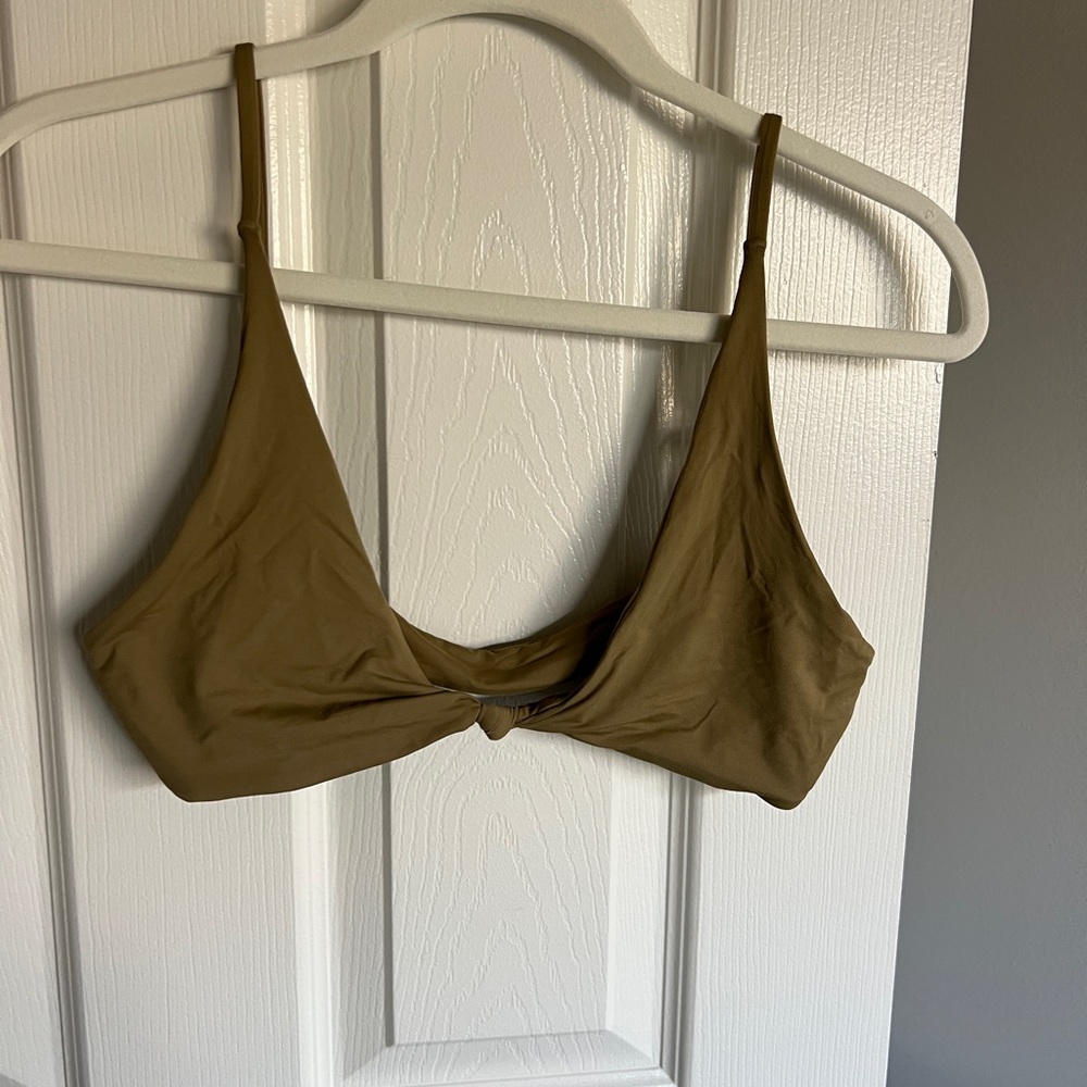 Olive Green Bikini Top